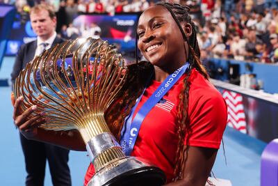 La norteamericana Coco Gauff logró el primer punto para Estados Unidos, que conquistó este domingo la United Cup.