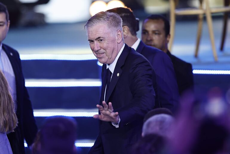 El italiano Carlo Ancelotti, entrenador de Brasil. 
