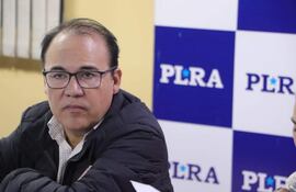 Hugo Fleitas, presidente del Partido Liberal Radical Auténtico (PLRA).