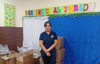 Nancy Medina, encargada de despacho de la Escuela Nacional República del Brasil