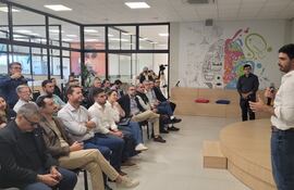 El viceministro Rodrigo Maluff durante la reunión con autoridades brasileñas.