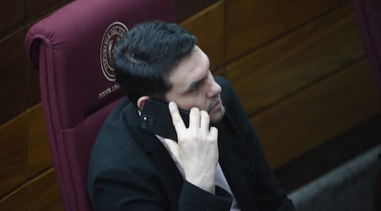 Imagen ilustrativa: el senador colorado cartista Hernán Rivas.