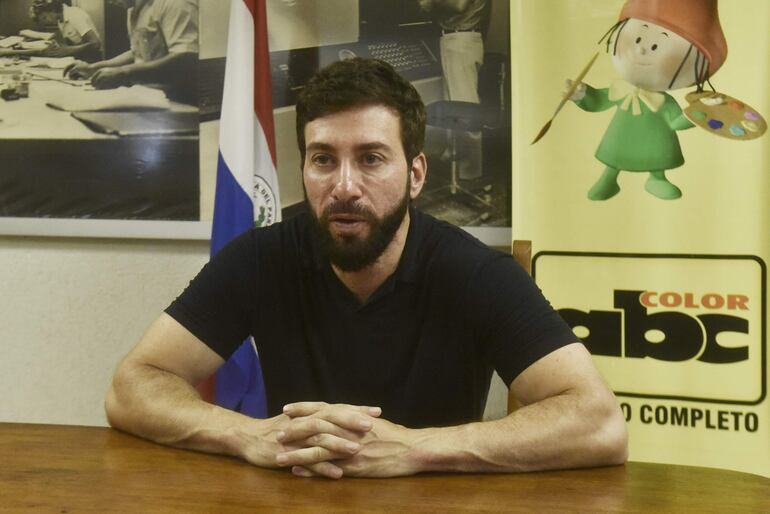 Marcelo Demp, presidente de la Cámara de Cannabis Industrial del Paraguay. 