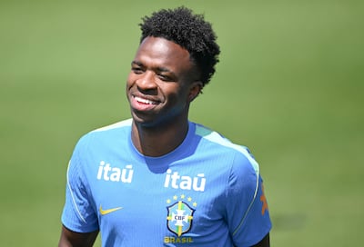 Vinícius Júnior (25 años), una de las principales cartas ofensivas de la selección brasileña.