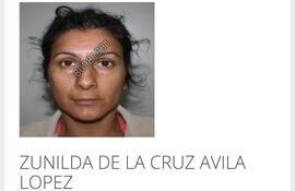 Zunilda de la Cruz Ávila López, asesinada en la Chacarita.