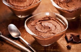 Mousse de chocolate.