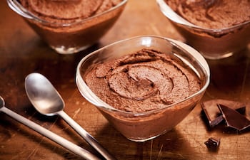Mousse de chocolate.