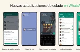 Actualizaciones de Estado de WhatsApp.
