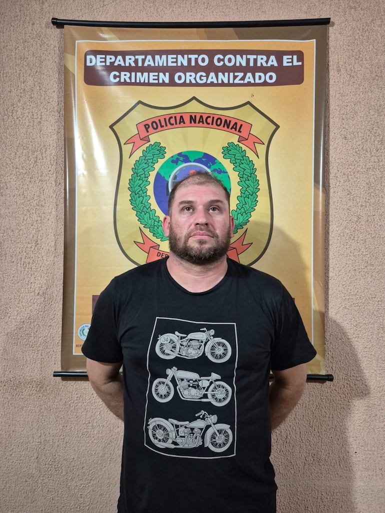 Aníbal Sanabria Quevedo, con antecedente penal por secuestro y otros, según la Policía Nacional, uno de los detenidos.