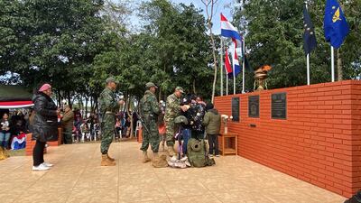Emotivo acto en Arroyito, departamento de Concepción.
