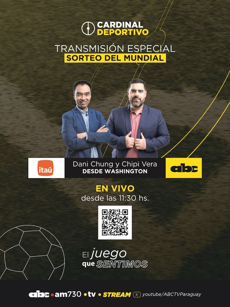 El sorteo, EN VIVO por ABC Cardinal 730 AM.