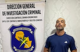 Marcelo Alexandre Da Silva, brasileño capturado por narcotráfico en Pedro Juan Caballero.