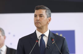 El presidente de la República, Santiago Peña.