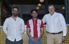 Cipriano Sáenz, Juan Carlos Guerrero y Ricardo Steffen.