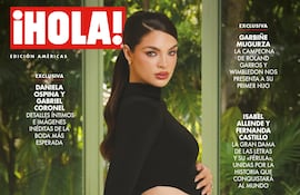 Nuestra bella compatriota Nadia Ferreira en la portada de la revista ¡Hola!