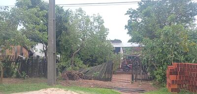 Abundante lluvia, fuerte viento y granizos causan severos daños en San Pedro