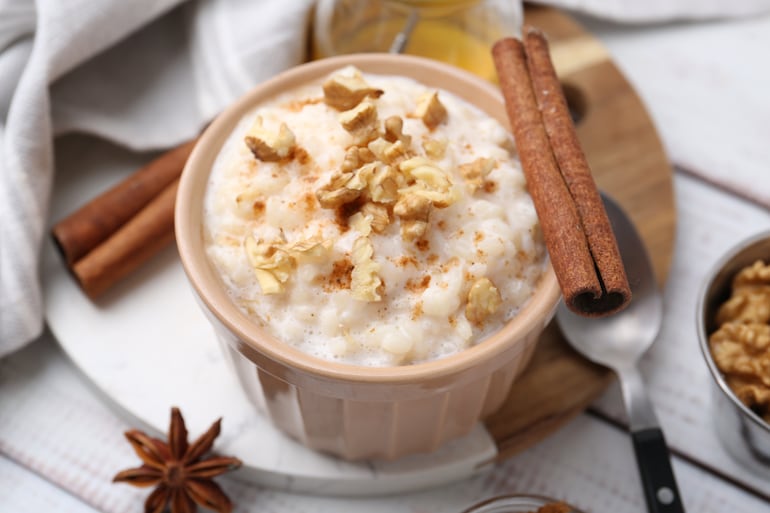 Arroz con leche.