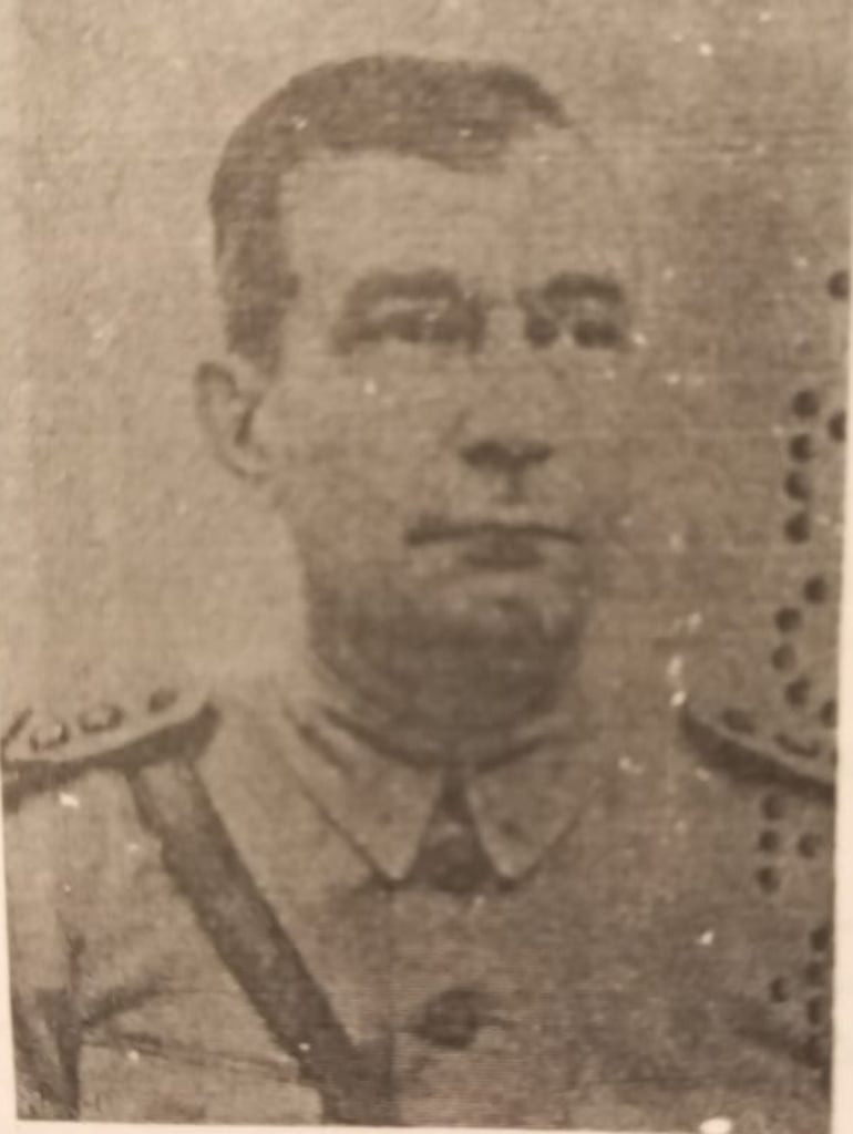Tte. 1° León Orangerieff, ruso que defendió el Chaco paraguayo.