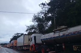 La principal queja es que los camiones ingresan a Presidente Franco en horario diurno.