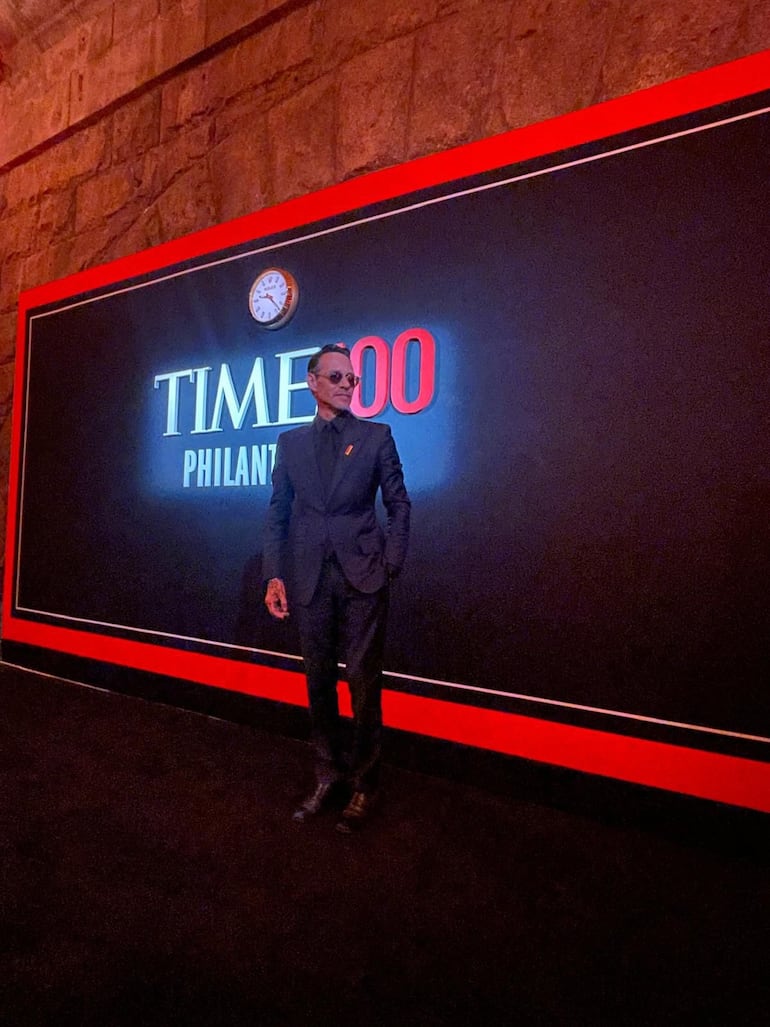 El cantante Marc Anthony en la gala Time100 Philanthropy. (Instagram/Marc Anthony)