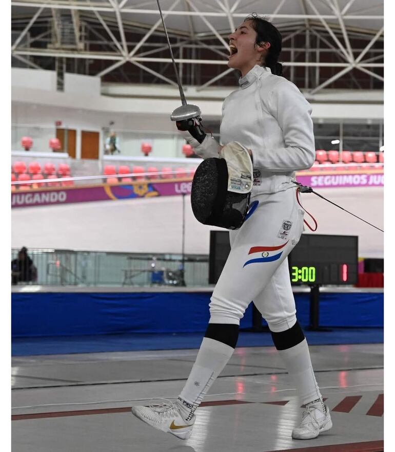 Montserrath Viveros, esgrimista.