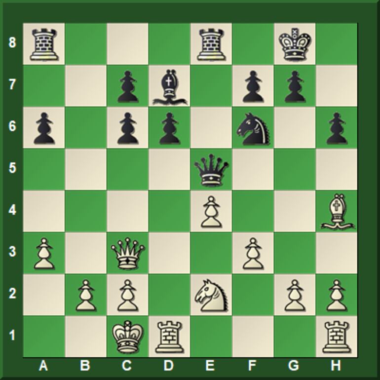 Juegan las negras 1.