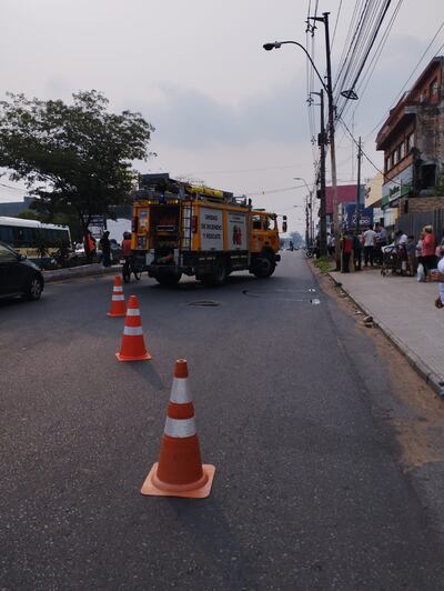Fatal accidente de tránsito generó caótico tráfico en la avenida Eusebio Ayala de Asunción