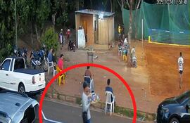 Sicario disfrazado de chipero asesinó a un joven en una cancha de piki vóley en Salto del Guairá