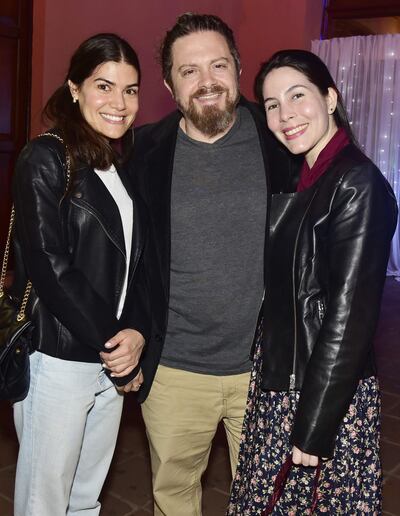 Brenda Samson, Javier Pistilli y Liz Sánchez.