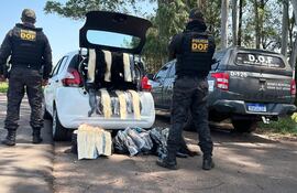 Más de 130 kilos de cabello humano incautados por el Departamento de Operaciones Fronterizas (DOF).