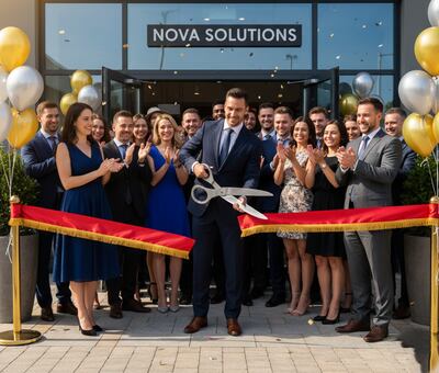 Una imagen ilustrativa de la apertura de una empresa. Imagen generada con IA.