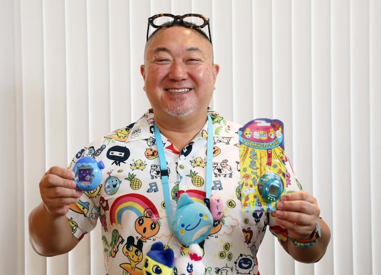 Taro Tsuji, el actual “Jefe oficial de Tamagotchi”.