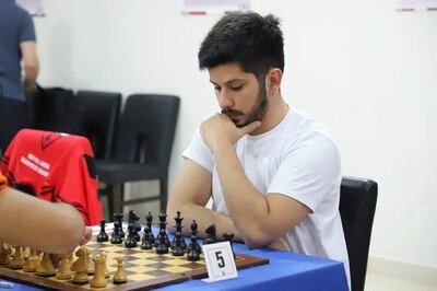CM Juan Uvaldo Heinichen, en una de las partidas del torneo.