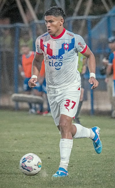 Diego Basilio León Blanco (17 años), uno de los juveniles alistados por Cerro Porteño.