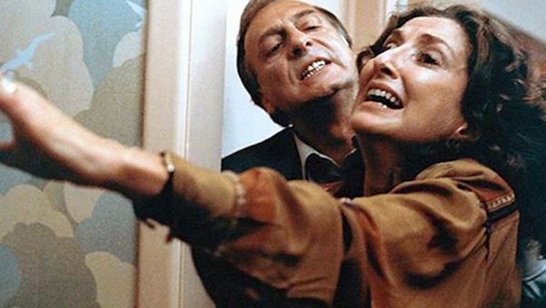 Héctor Alterio y Norma Aleandro en la película argentina "La historia oficial", que le dio al vecino país su primer Óscar.