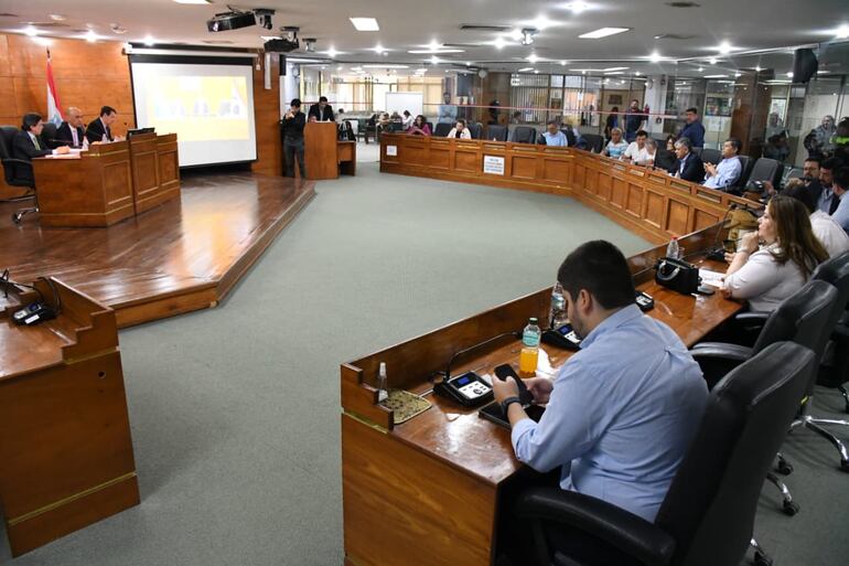 Plenario de la Junta Municipal de Asunción.