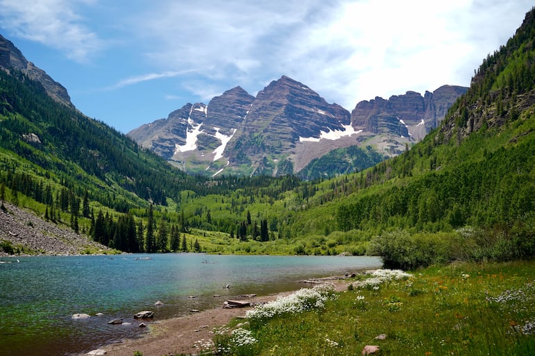 Maroon Bells, Aspen, Colorado, EE.UU.