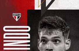 Presentación de Damián Bobadilla en São Paulo FC.