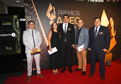 Miguel Berni, Gabriella Gabitto, José Brítez, César Ruiz y Jorge  Figueredo Coronel.