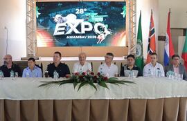 Lanzamiento oficial de la XXVIII edición de la Expo Amambay , en Pedro Juan Caballero.