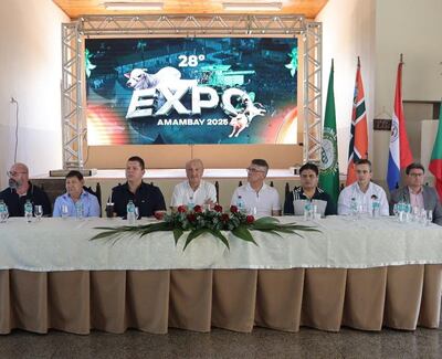 Lanzamiento oficial de la XXVIII edición de la Expo Amambay , en Pedro Juan Caballero.