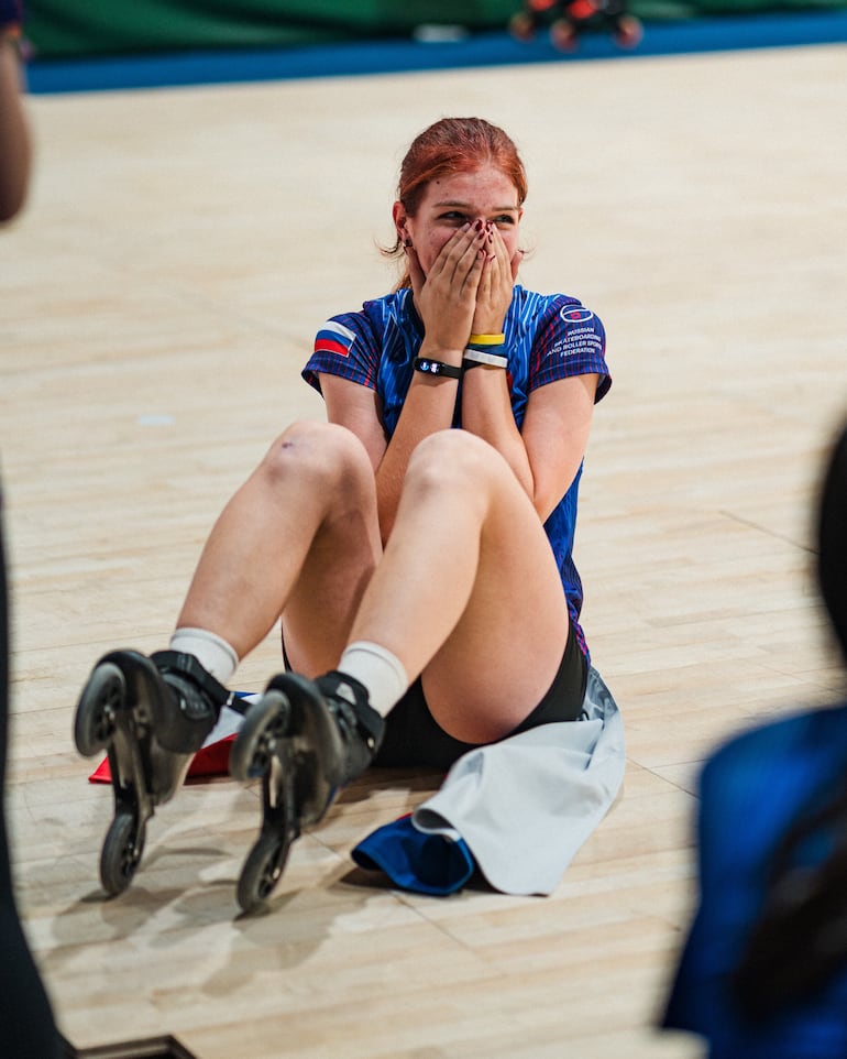 La rusa  Veronika Zherelnikova (16 años), oro y récord en los World Skate Asu26.