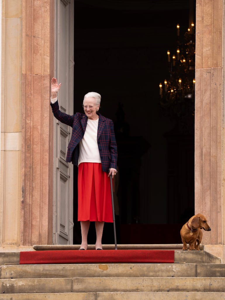 La reina Margarita de Dinamarca hoy cumple 86 años.