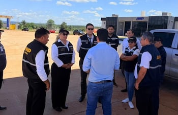 Las autoridades de la ANNP se reunieron ayer con autoridades municipales de Presidente Franco.