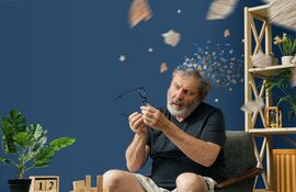 Hombre con Alzheimer.