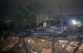 Incendio consumió una vivienda en Jukyty