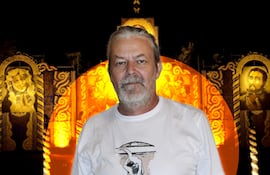El artista Koki Ruiz se destacó en el arte religioso, social y colaborativo.