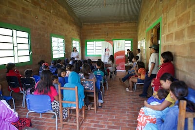 Jornada de atención extramural en la comunindad indígena Viyu, ubicada en el distrito de Tavaí, departamento de Caazapá.