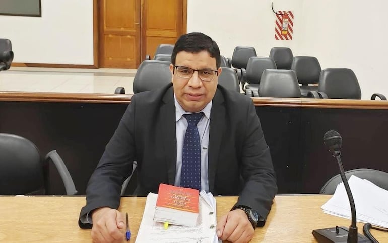 Fiscal Hernán Mendoza, representante del Ministerio Público en la investigación.
