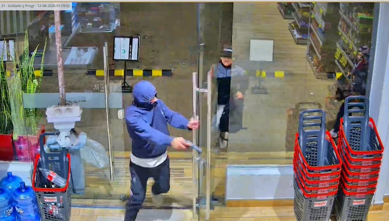 Caen tres sospechosos tras violento asalto a un Biggie en Fernando de la Mora